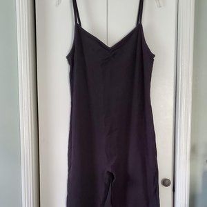 Black full-body jumpsuit